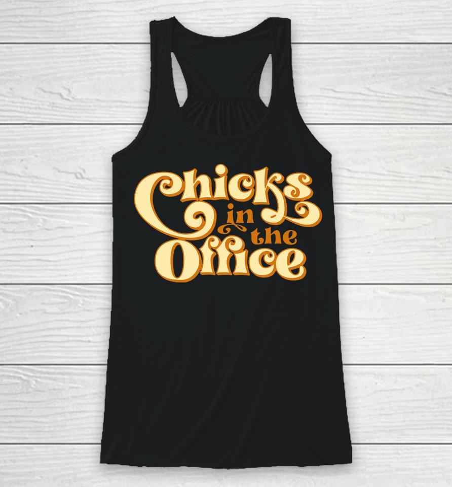 Chicks In The Office Cito 70'S Logo Racerback Tank