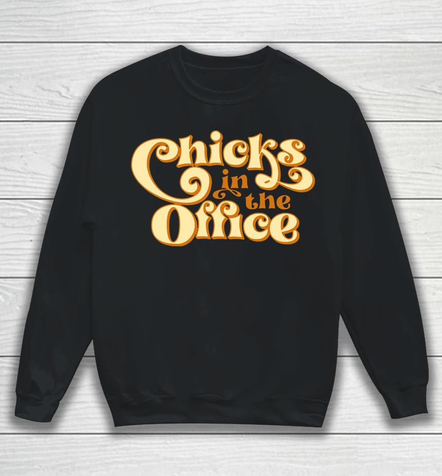 Chicks In The Office Cito 70'S Logo Sweatshirt