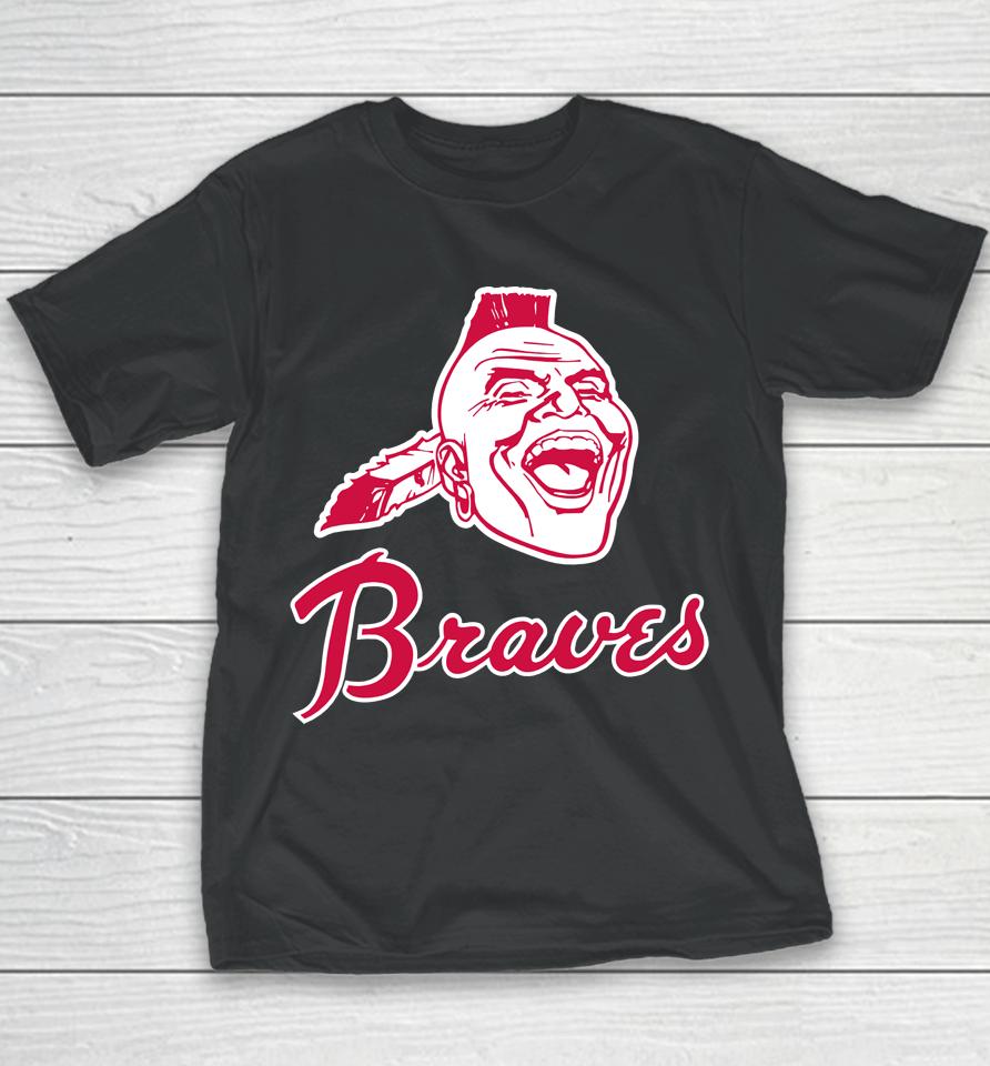 Chief Noc-A-Homa Atlanta Braves Logo Youth T-Shirt