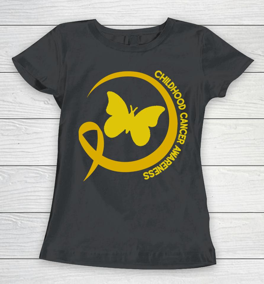 Childhood Cancer Awareness September Cancer Women T-Shirt