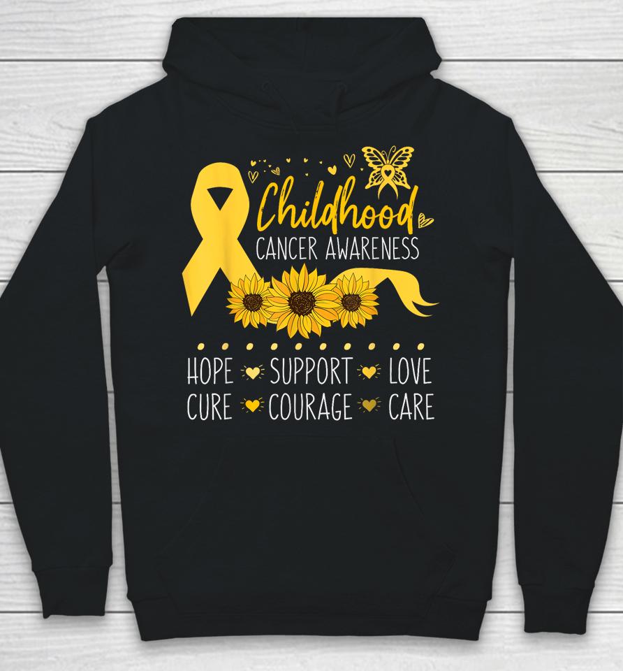 Childhood Cancer Support Family Childhood Cancer Awareness Hoodie