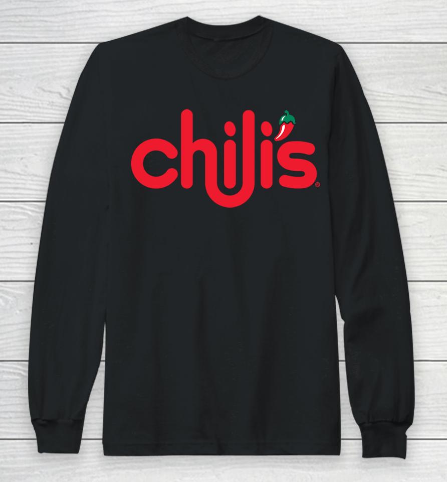 Chilis Logo The Branding Source Long Sleeve T-Shirt