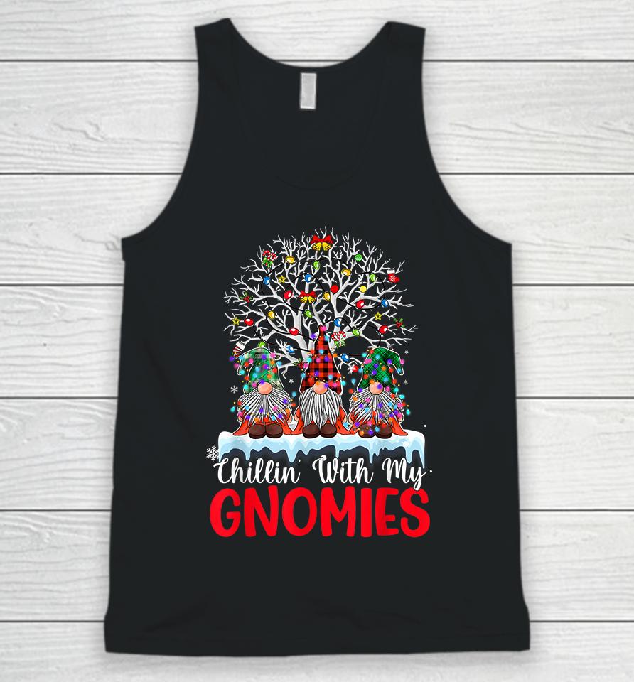 Chillin With My Gnomie Christmas Unisex Tank Top