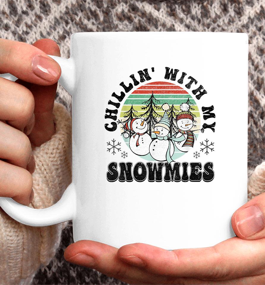 Chillin' With My Snowmies Christmas Coffee Mug