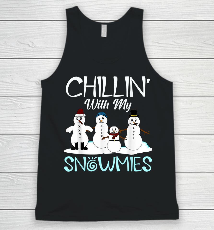 Chillin' With My Snowmies Unisex Tank Top