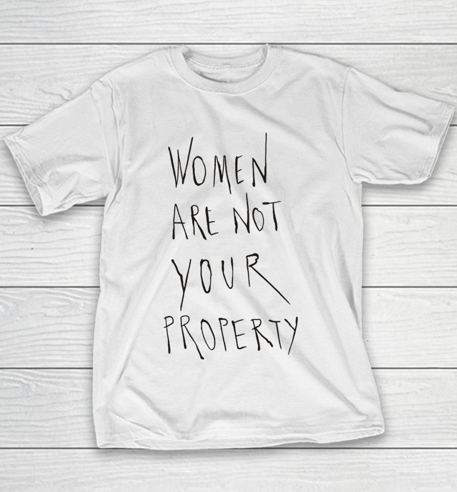 Chnge Women Are Not Your Property Youth T-Shirt