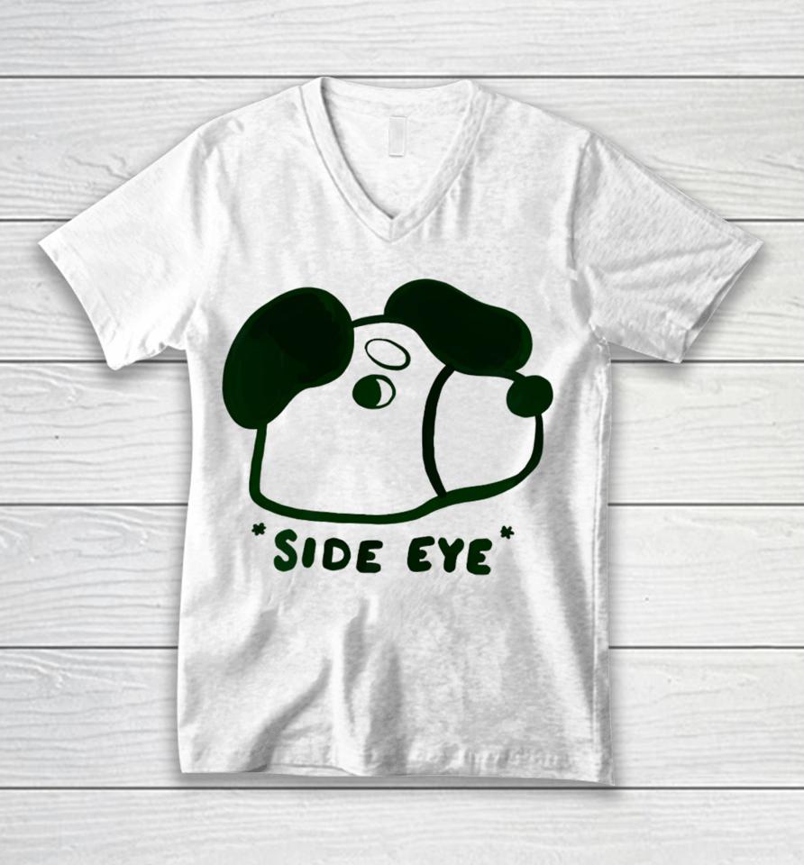 Chocolett Dog Side Eye Unisex V-Neck T-Shirt