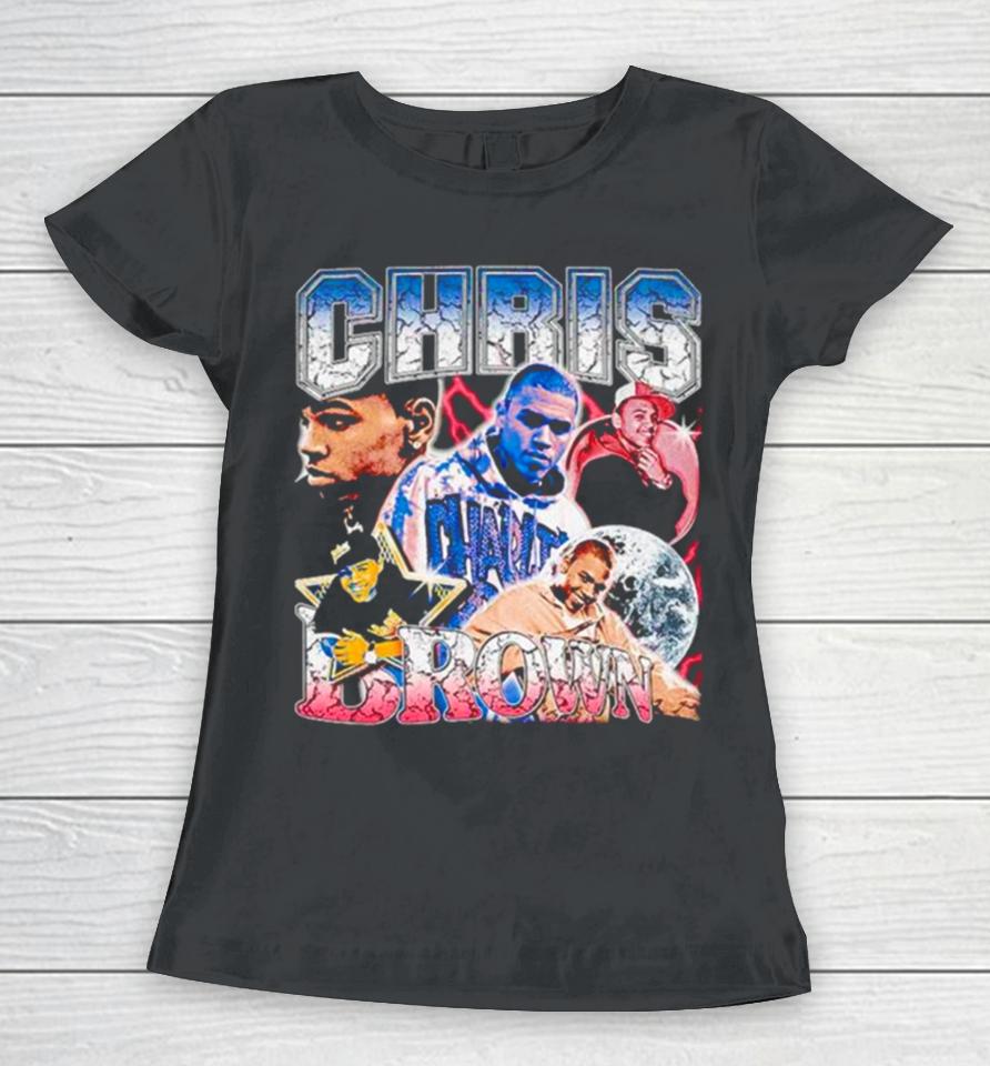 Chris Brown Vintage Women T-Shirt