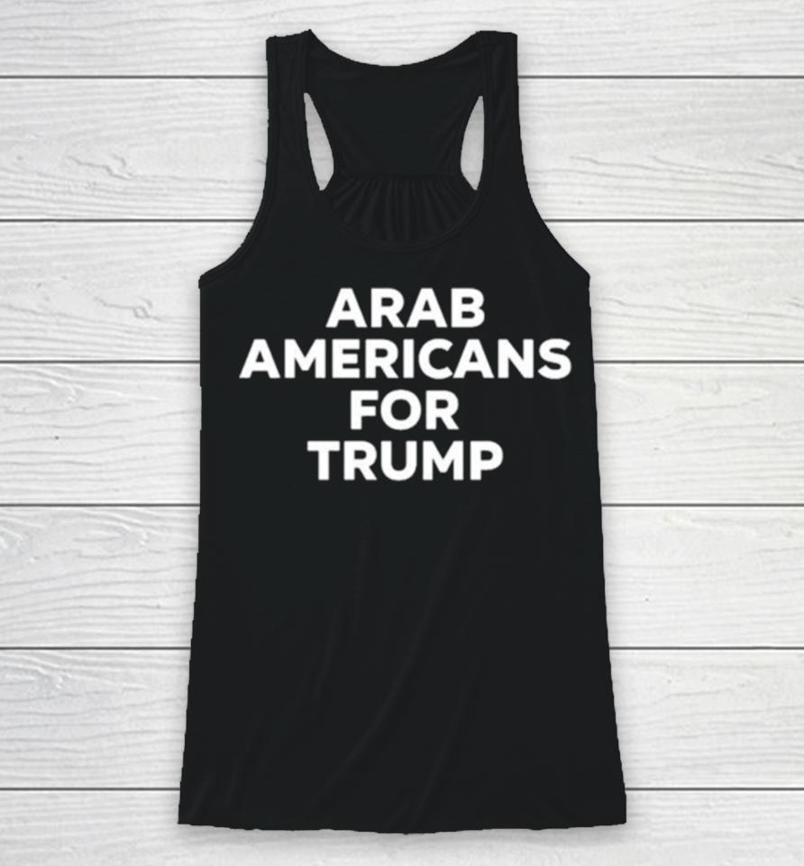 Chris Evans Arab Americans For Trump Racerback Tank