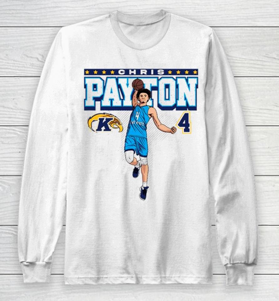 Chris Payton Individual Caricature Ncaa Men’s Basketball Long Sleeve T-Shirt