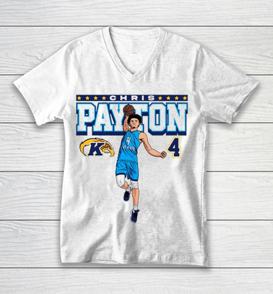 Chris Payton Individual Caricature Ncaa Men’s Basketball Unisex V-Neck T-Shirt