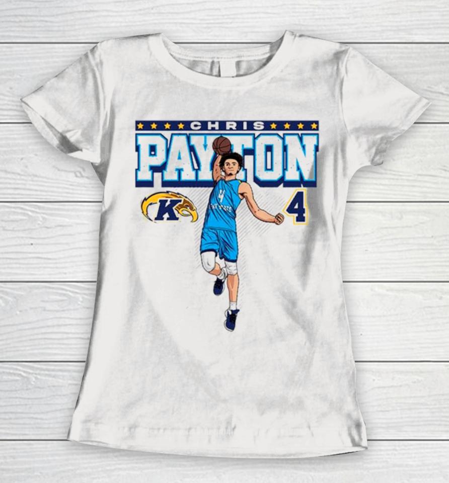Chris Payton Individual Caricature Ncaa Men’s Basketball Women T-Shirt