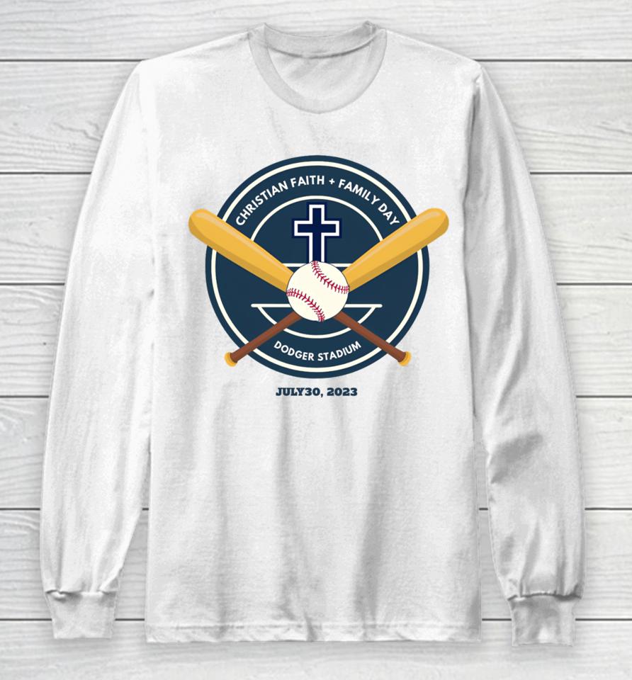 Christian Faith Family Day July 30, 2023 Long Sleeve T-Shirt