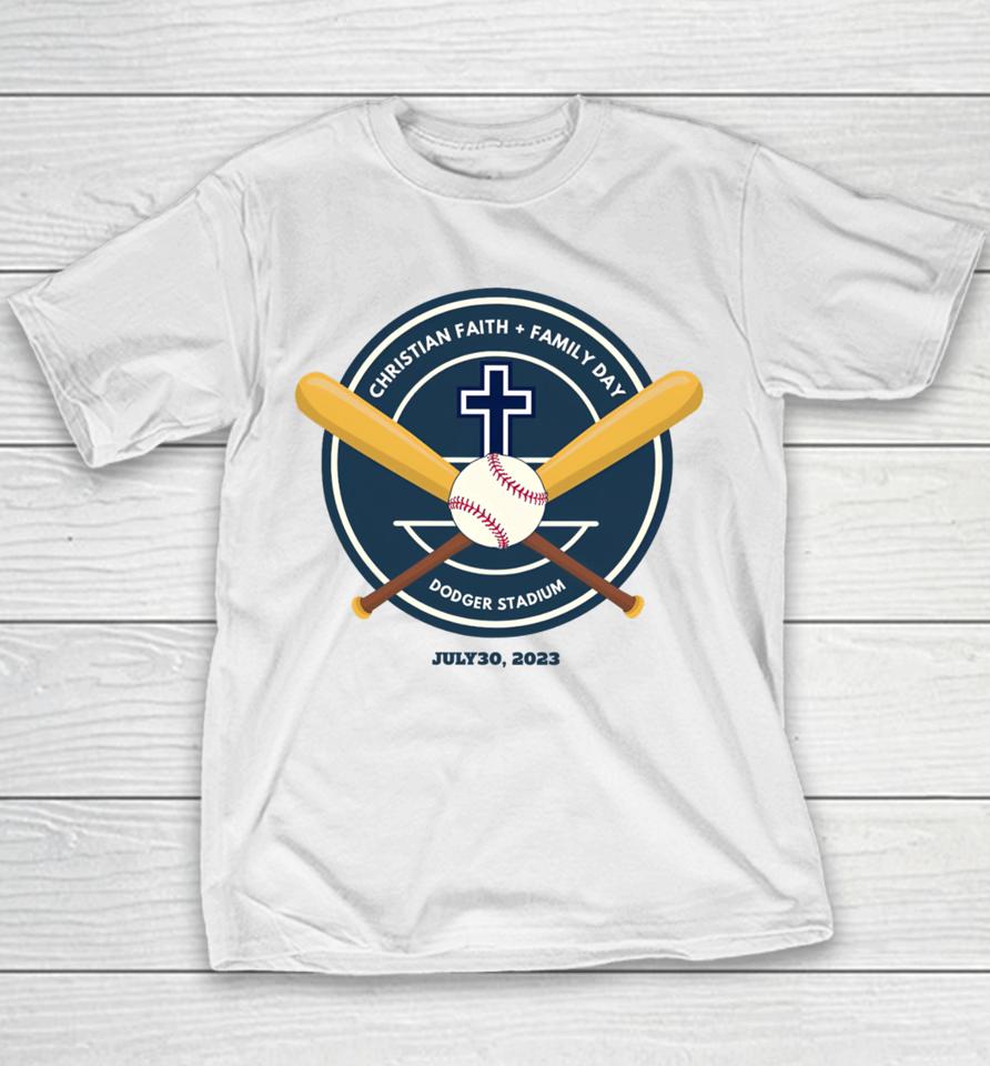 Christian Faith Family Day July 30, 2023 Youth T-Shirt