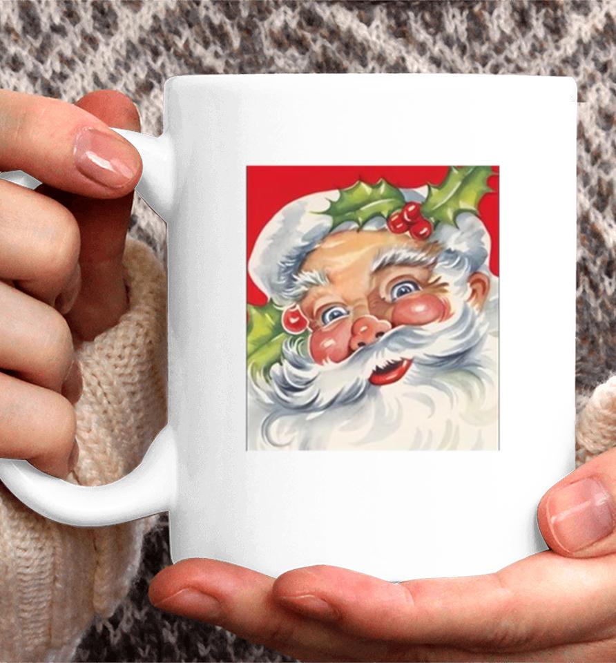 Christmas 2023 Retro Jolly Santa Claus Coffee Mug