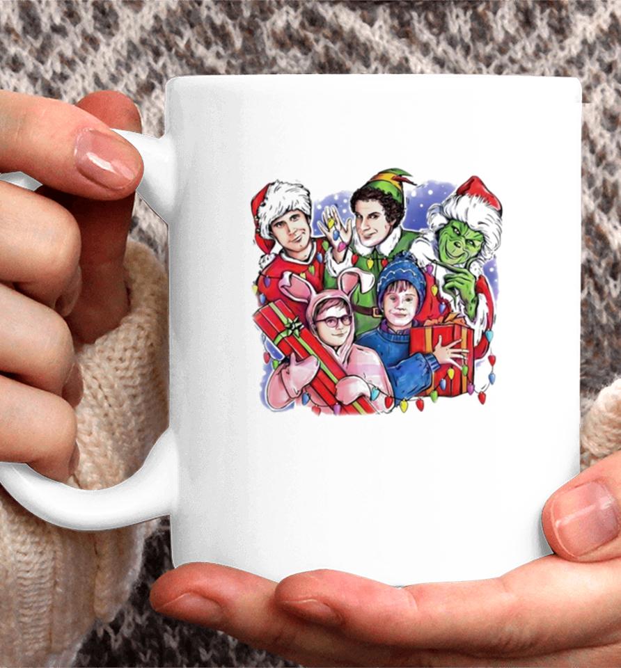 Christmas Friends Movie Character Coffee Mug