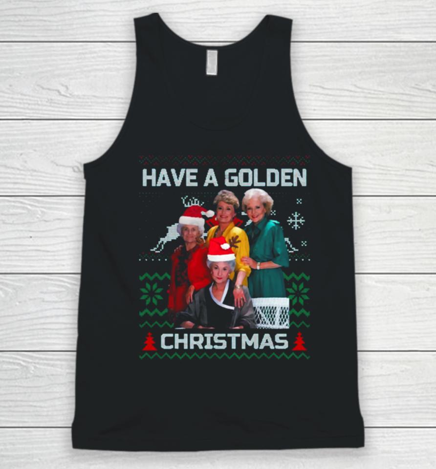 Christmas Golden Girls Christmas Unisex Tank Top