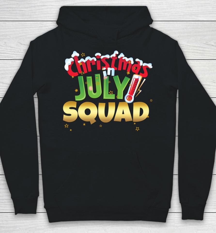 Christmas In July Squad Shirt Summer Group Santa Xmas Hoodie