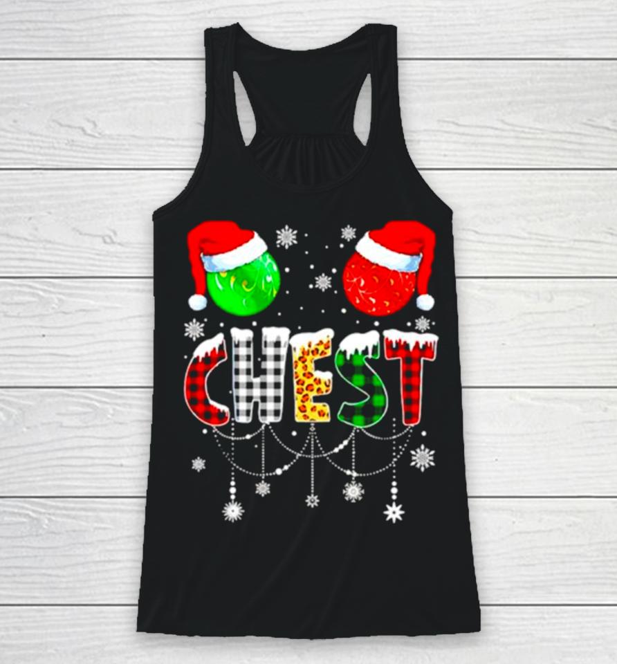 Christmas Matching Couple Family Chestnuts Racerback Tank