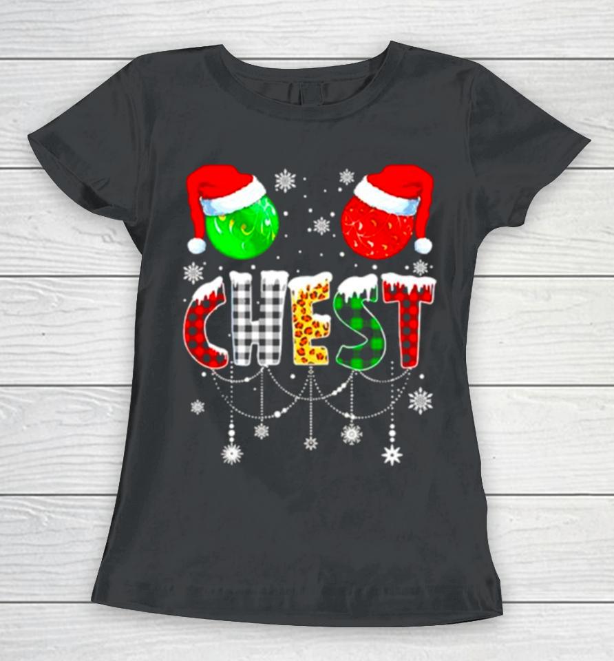 Christmas Matching Couple Family Chestnuts Women T-Shirt
