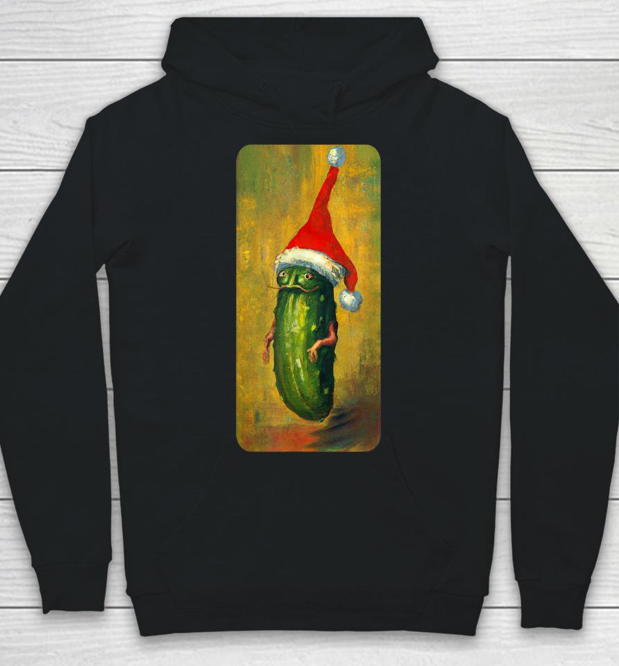 Christmas Santa Pickle Is So Fun And Delicious Hoodie