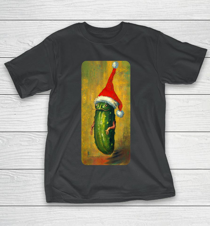 Christmas Santa Pickle Is So Fun And Delicious T-Shirt