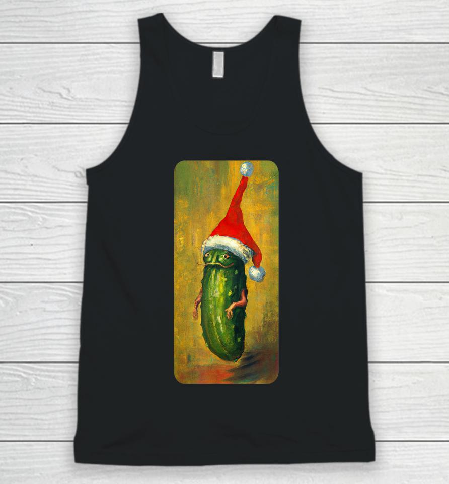 Christmas Santa Pickle Is So Fun And Delicious Unisex Tank Top