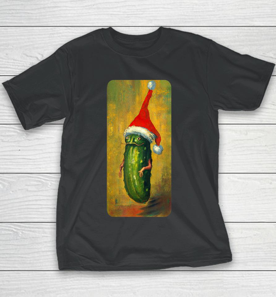 Christmas Santa Pickle Is So Fun And Delicious Youth T-Shirt