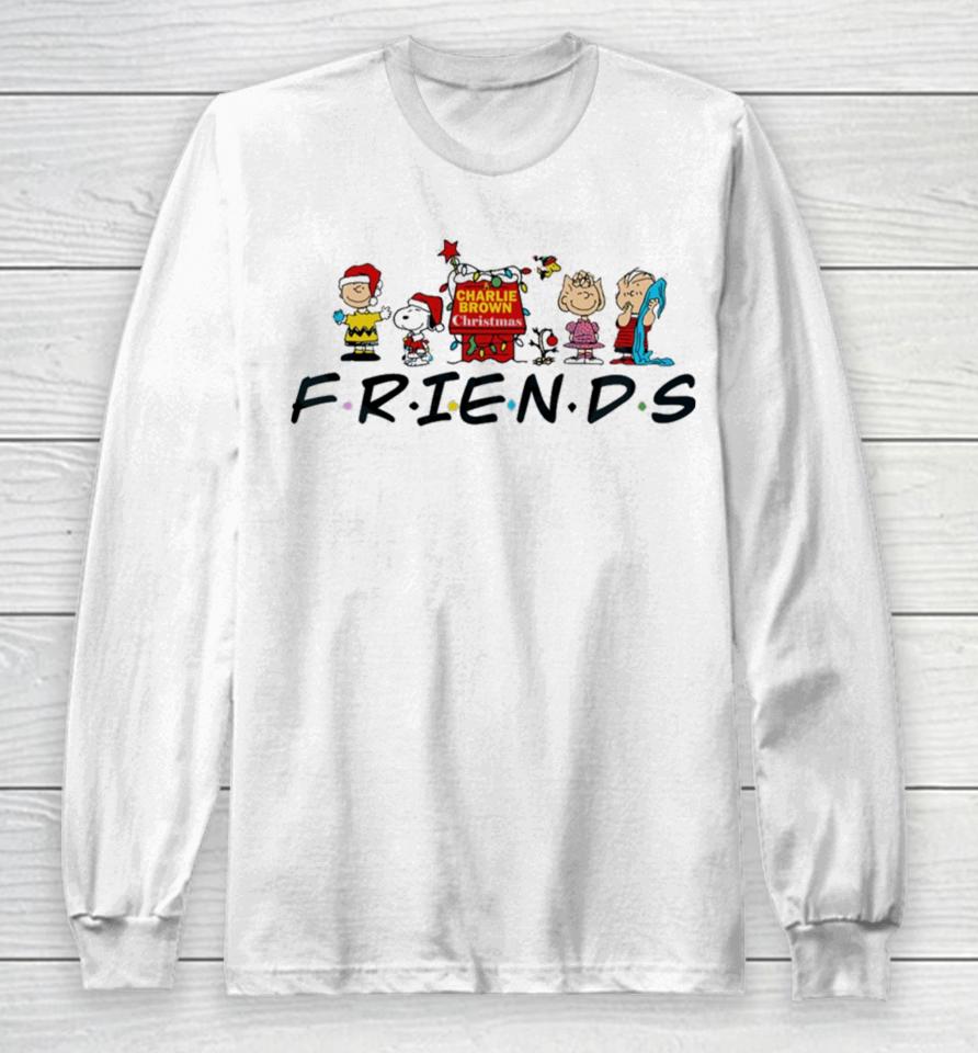 Christmas Snoopy And Charlie Brown Friends Merry Xmas Charlie Brown Christmas Long Sleeve T-Shirt