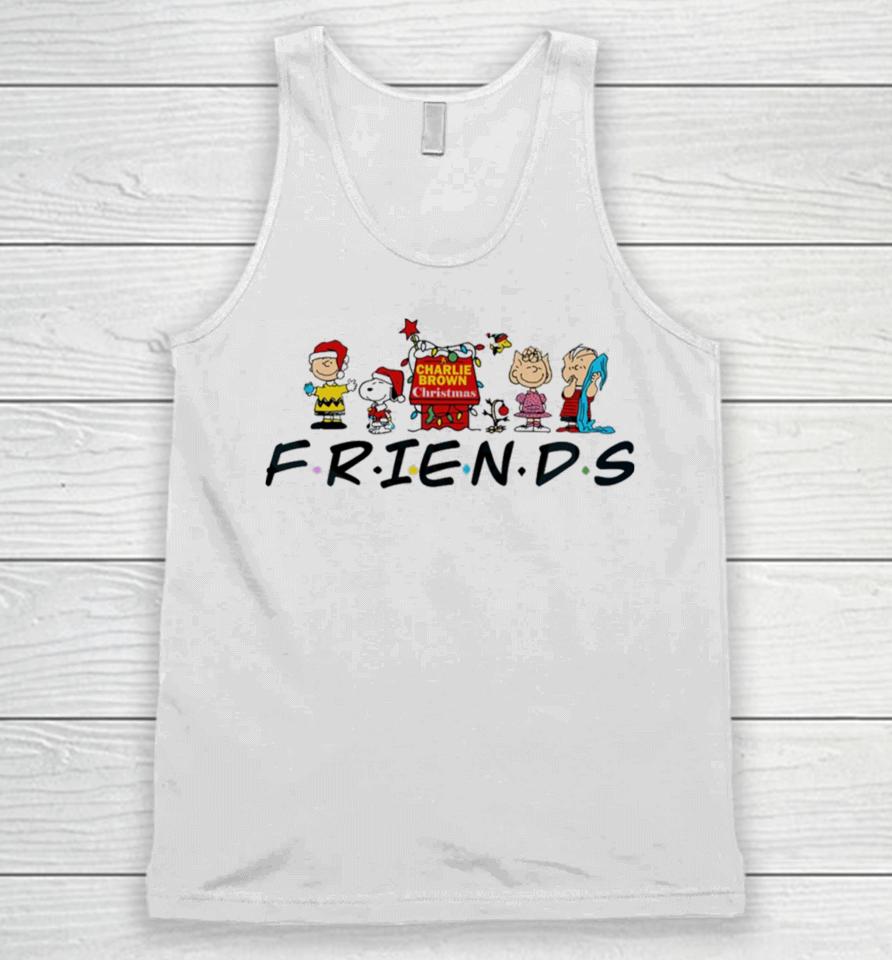 Christmas Snoopy And Charlie Brown Friends Merry Xmas Charlie Brown Christmas Unisex Tank Top