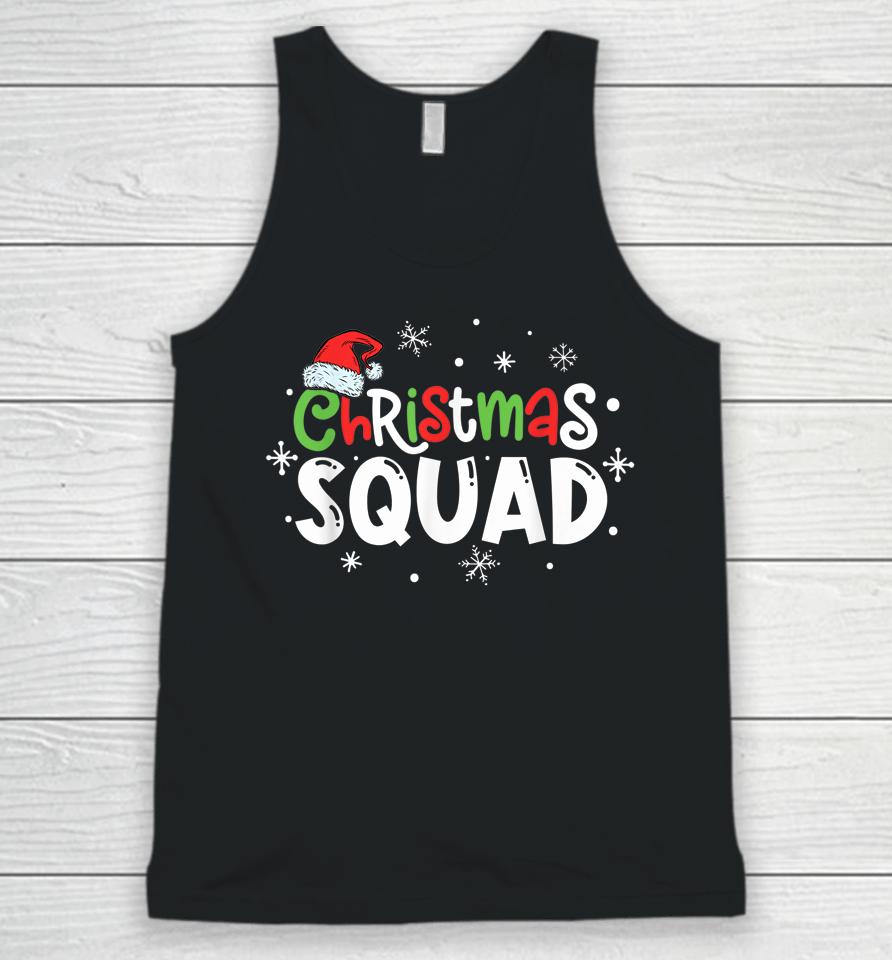 Christmas Squad Santa Family Matching Pajamas Xmas Unisex Tank Top