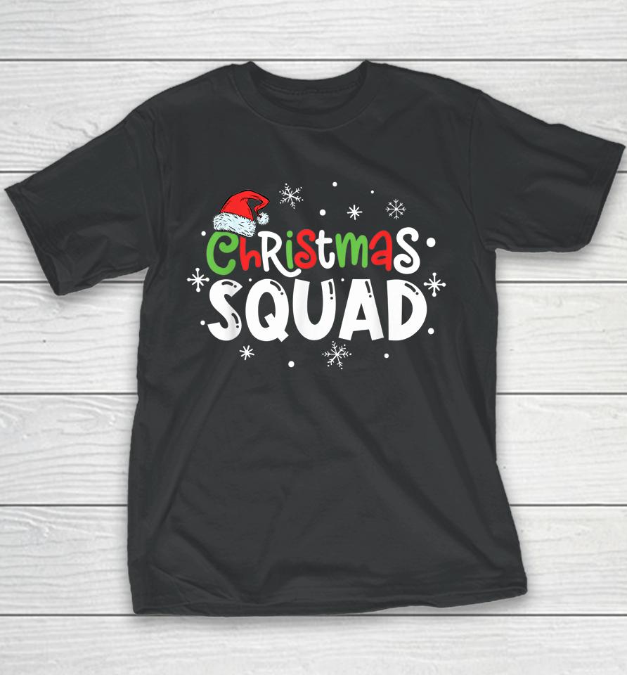 Christmas Squad Santa Family Matching Pajamas Xmas Youth T-Shirt