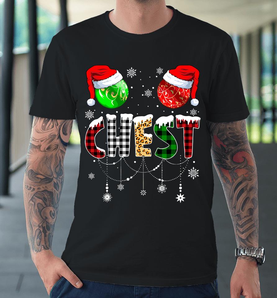 Christmas T Shirt Matching Couple Family Chestnuts Premium T-Shirt
