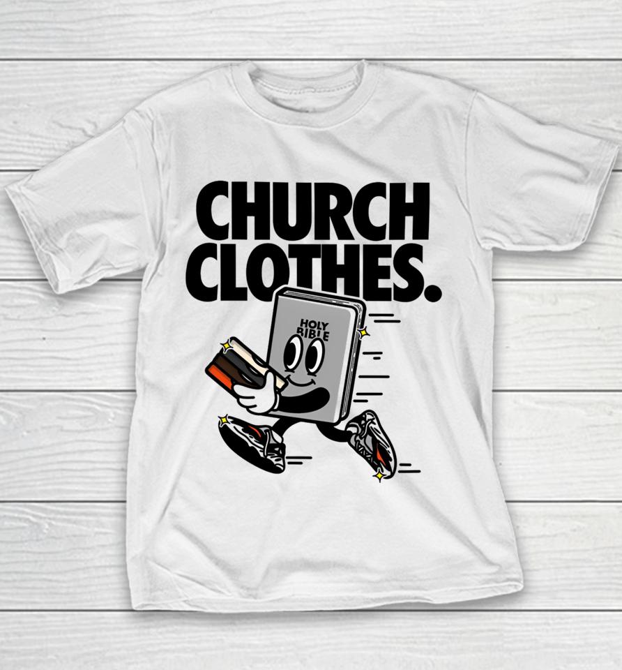 Church Clothes Bible Youth T-Shirt