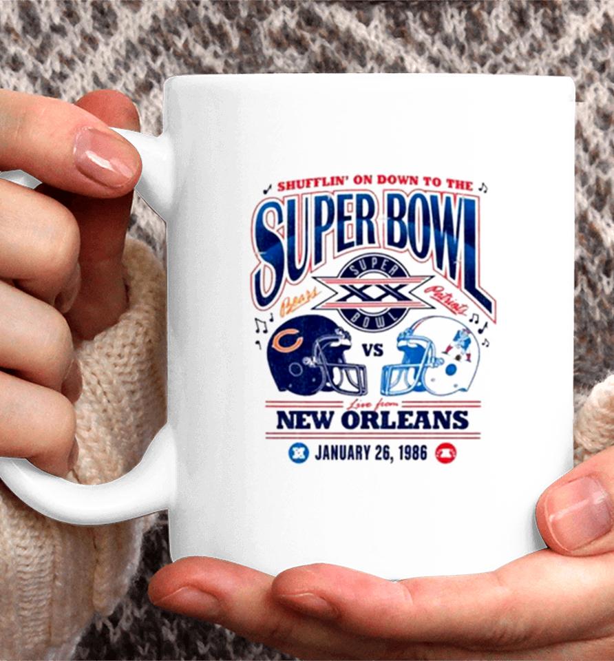 Cincinnati Bears Vs New England Patriots Shiffrin’ On Down To The Super Bowl Live From New Orleans Coffee Mug