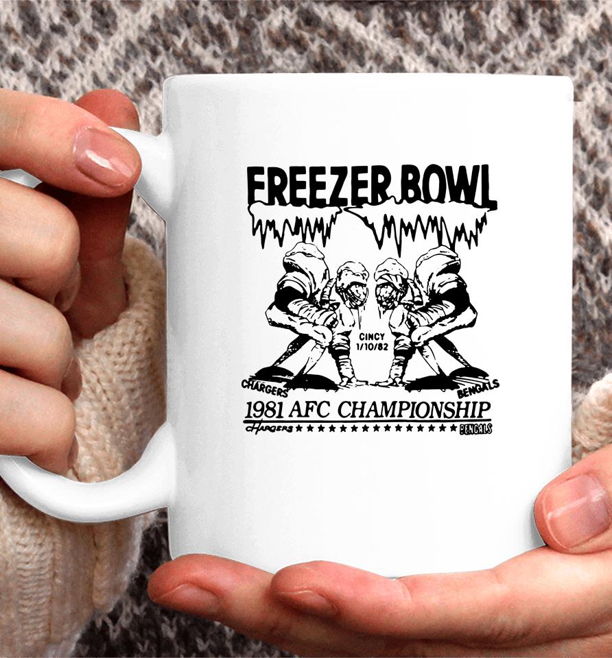 Cincinnati Bengals 1981 Freezer Bowl Homage Coffee Mug