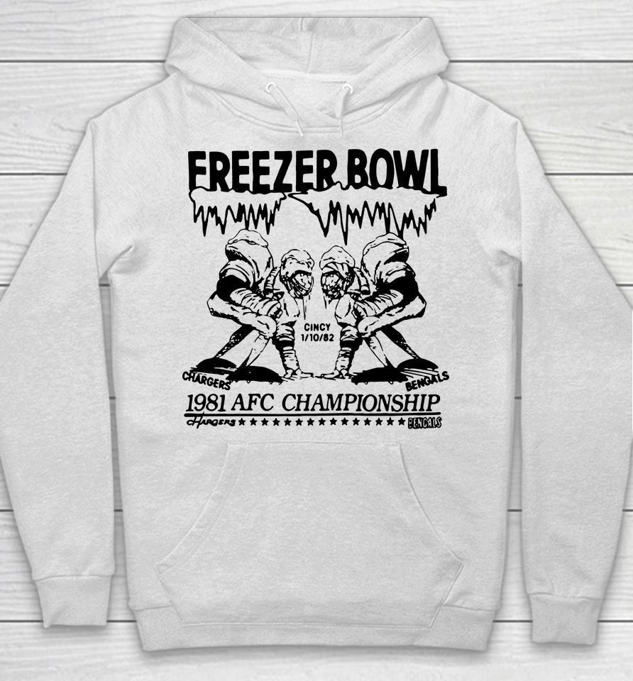 Cincinnati Bengals 1981 Freezer Bowl Homage Hoodie