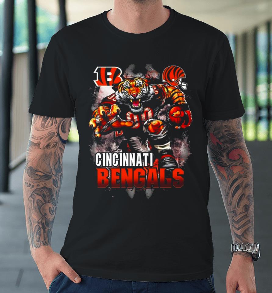 Cincinnati Bengals Football Mascot 2023 Vintage Premium T-Shirt