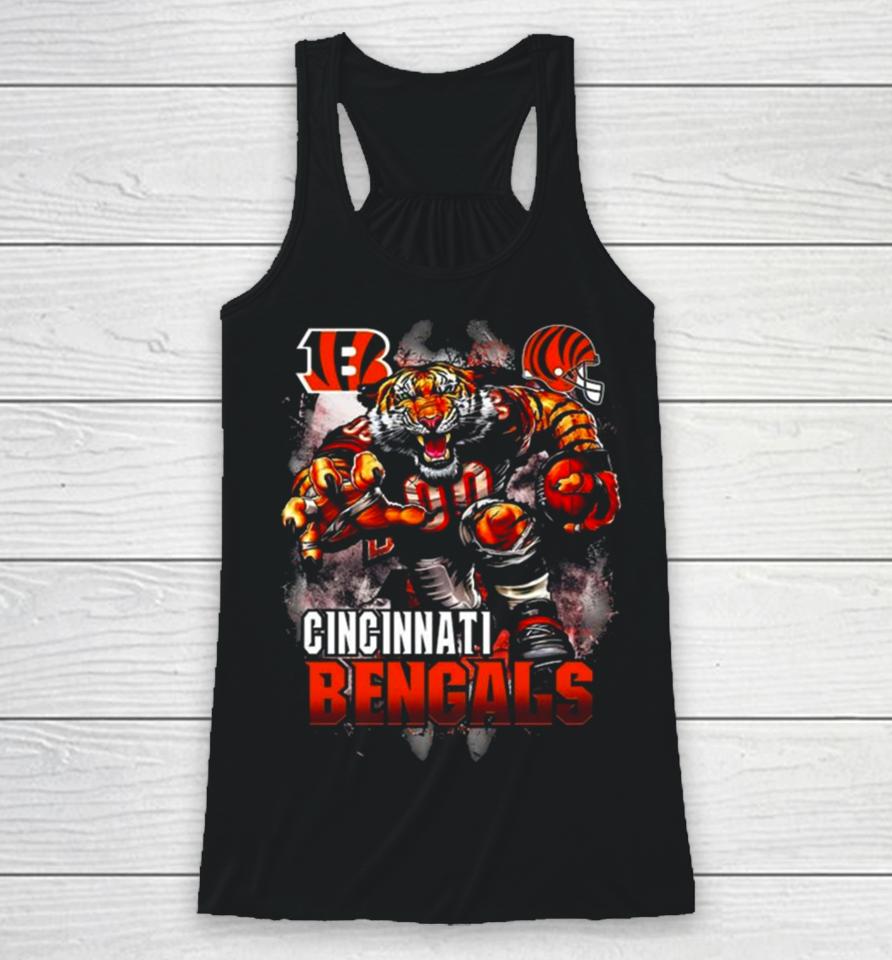Cincinnati Bengals Football Mascot 2023 Vintage Racerback Tank