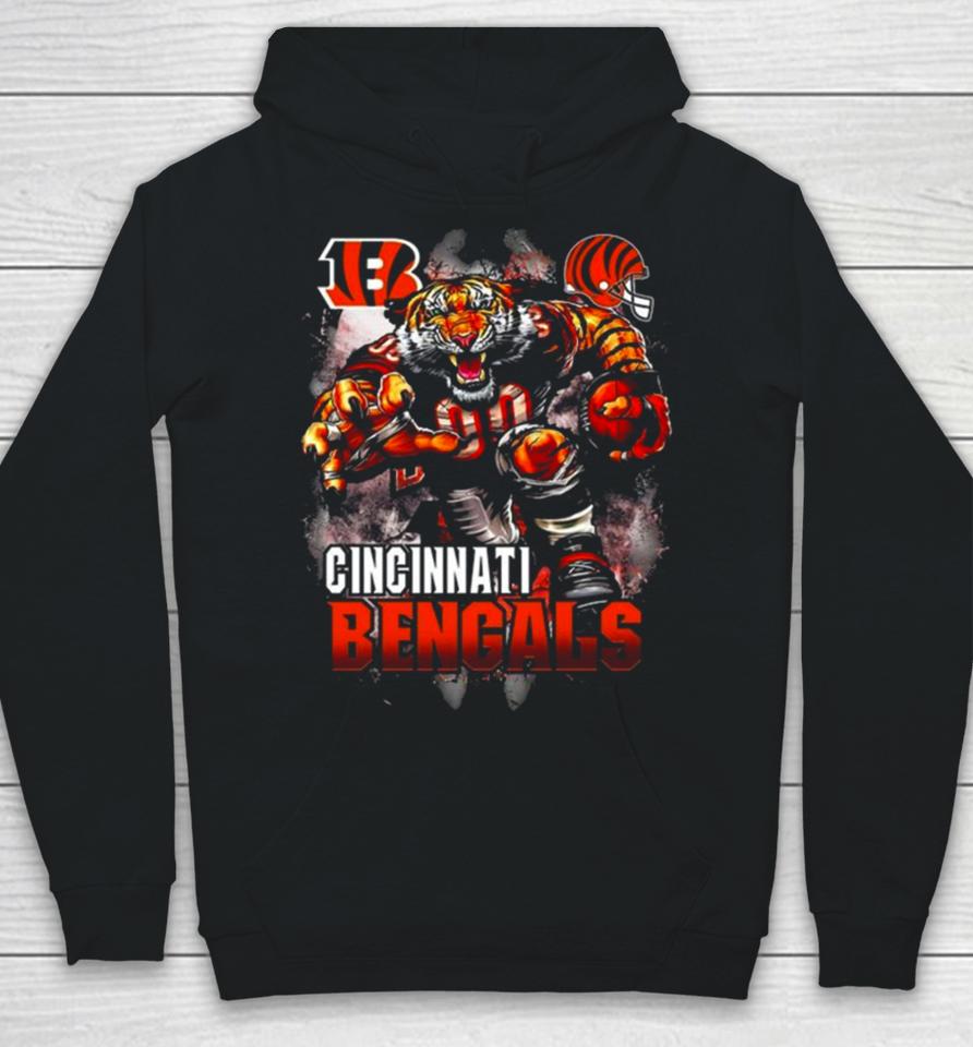 Cincinnati Bengals Football Mascot 2023 Vintage Hoodie