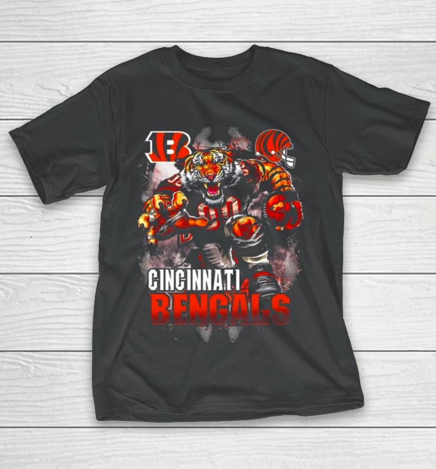 Cincinnati Bengals Football Mascot 2023 Vintage T-Shirt