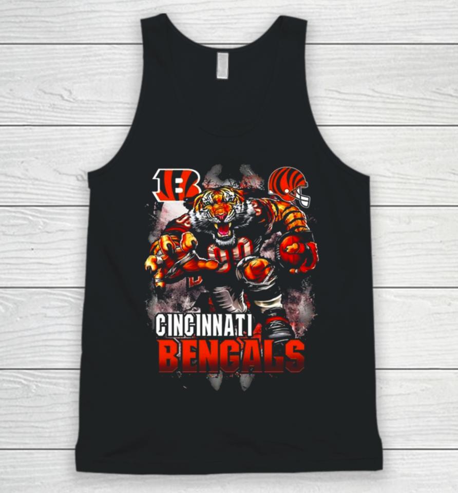 Cincinnati Bengals Football Mascot 2023 Vintage Unisex Tank Top