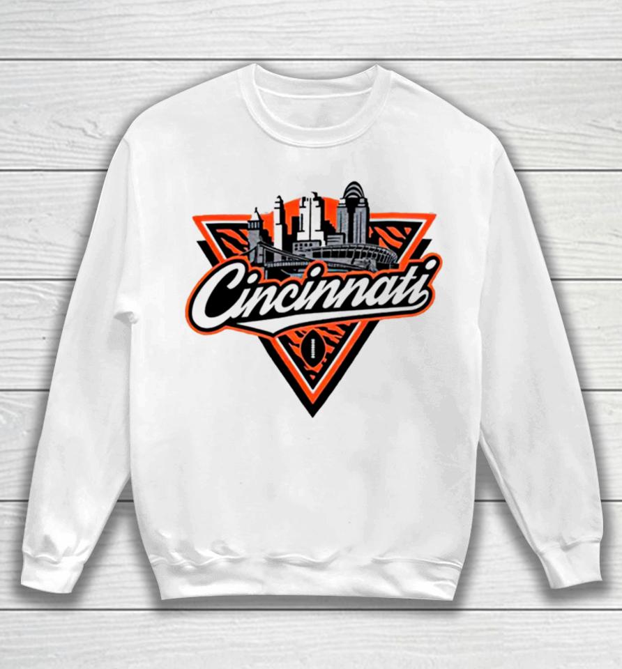 Cincinnati Bengals Football Skyline Sweatshirt