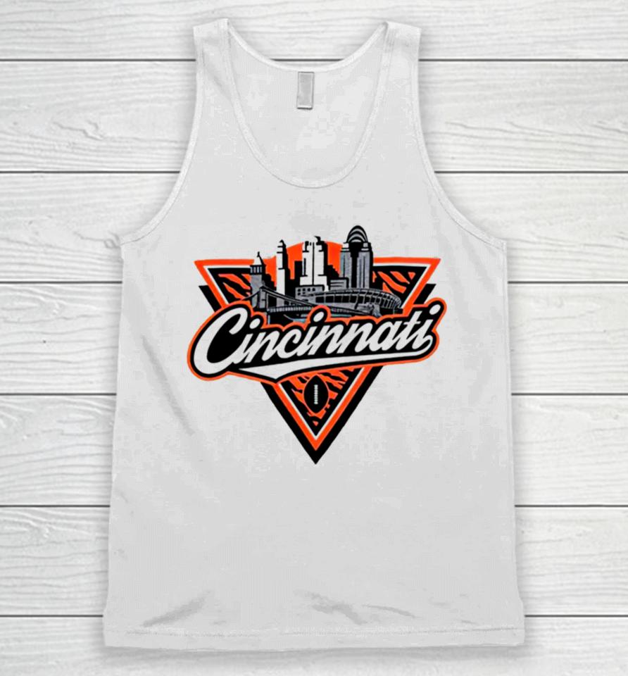 Cincinnati Bengals Football Skyline Unisex Tank Top