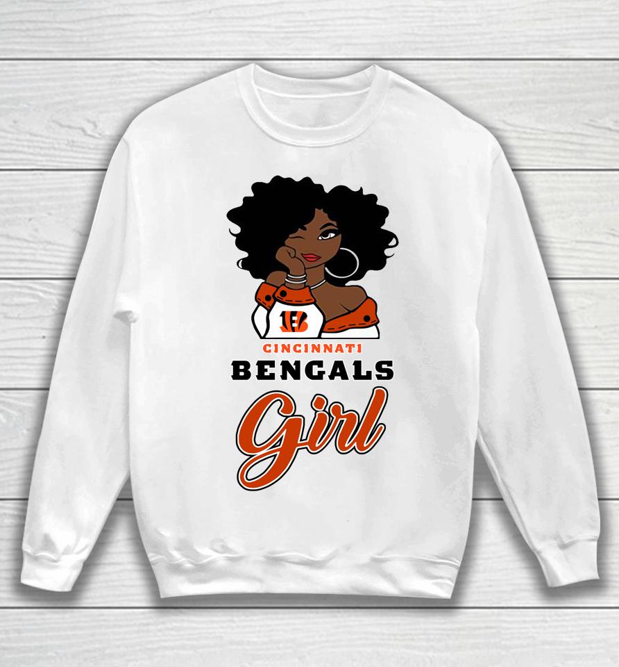 Cincinnati Bengals Girl Nfl Sweatshirt