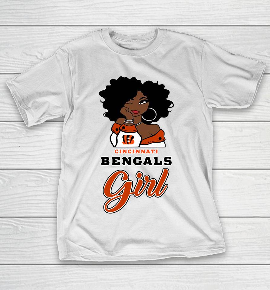 Cincinnati Bengals Girl Nfl T-Shirt