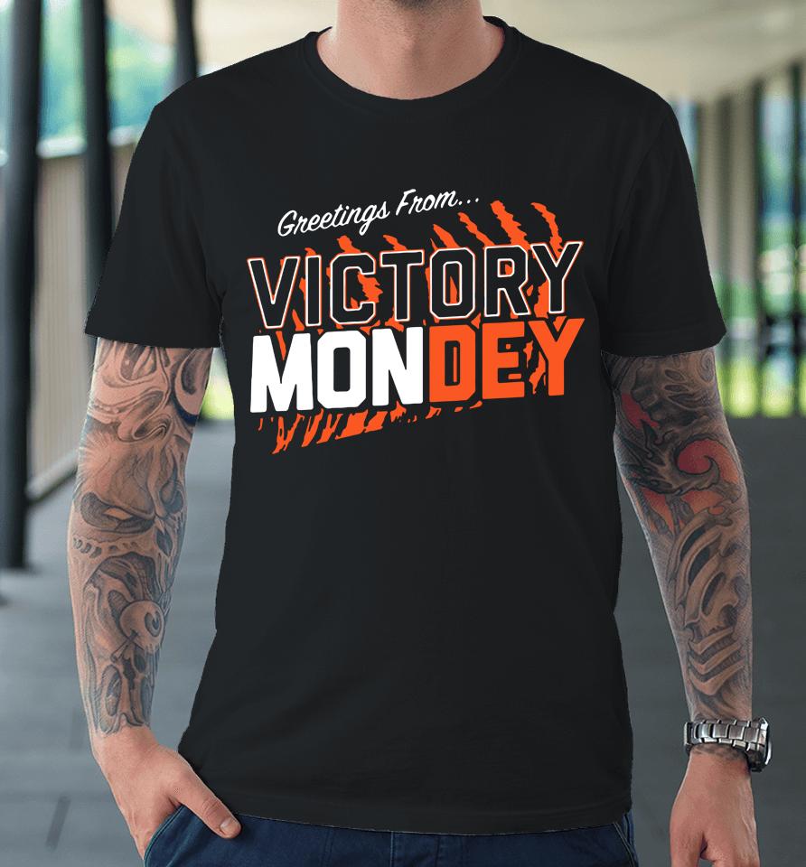 Cincinnati Bengals Greetings From Victory Mondey Premium T-Shirt