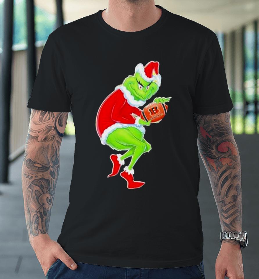 Cincinnati Bengals Grinch Merry Christmas 2023 Premium T-Shirt