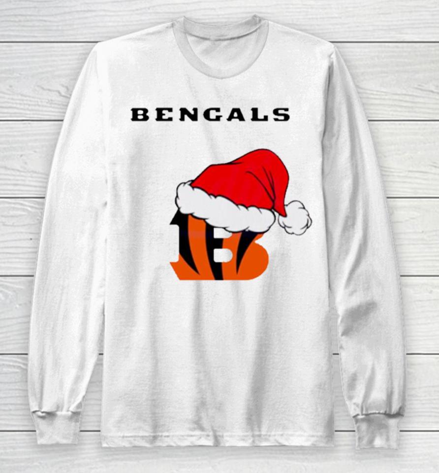 Cincinnati Bengals Nfl Christmas Logo 2023 Long Sleeve T-Shirt