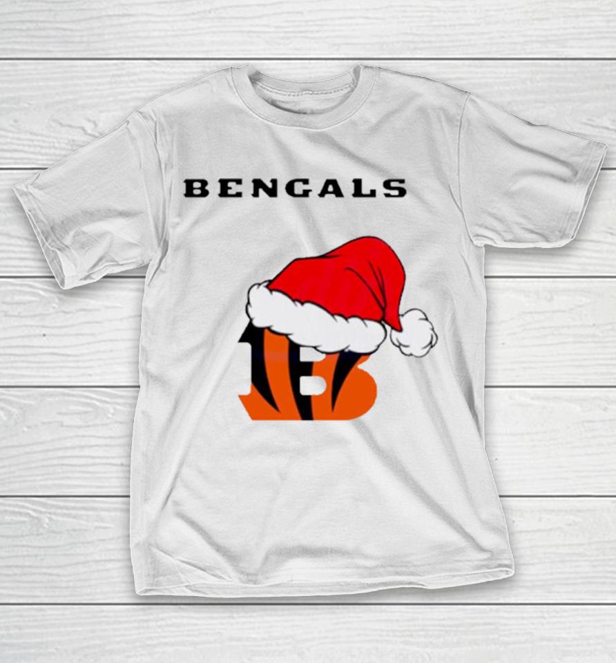 Cincinnati Bengals Nfl Christmas Logo 2023 T-Shirt